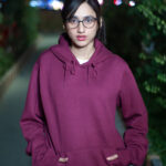 Maroon Plain Hoodie